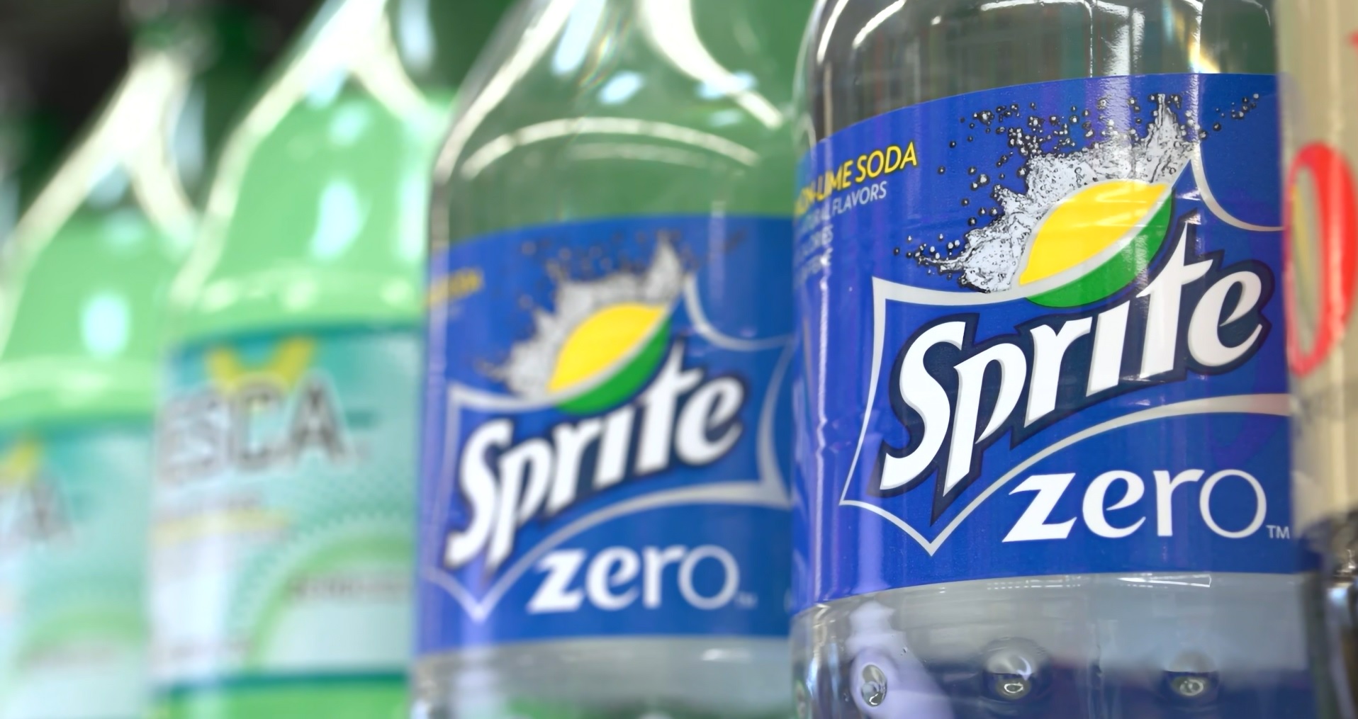 Sprite Zero clear bottle